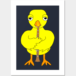 Clarinet Chick Posters and Art